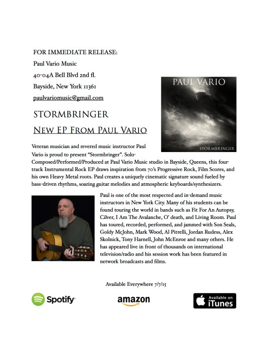 Paul Vario - Stormbringer